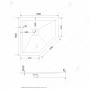 Душевой поддон трапеция RGW ST/T-G 90x90 16155099-02 Графит (серый) Душевой поддон трапеция RGW ST/T-G 90x90 16155099-02 Графит (серый)