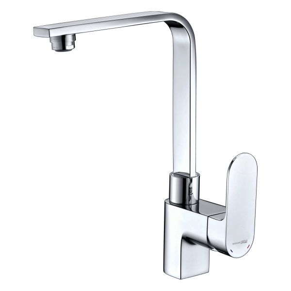 Смеситель для мойки WasserKRAFT Dinkel 5807 хром глянцевый