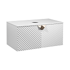 Тумба под раковину Runo Андорра 85 см 00-00002019 подвесная белая