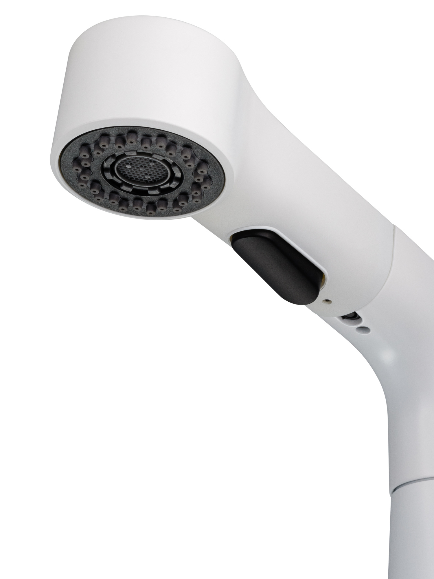 Смеситель для раковины с гигиеническим душем Wonzon & Woghand WW-121B108-MW белый матовый