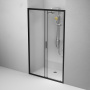 Дверь душевая в нишу 120 см AM.PM Gem W90G-120-1-195BT профиль черный матовый стекло прозрачное Дверь душевая в нишу 120 см AM.PM Gem W90G-120-1-195BT профиль черный матовый стекло прозрачное