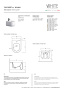 Подвесное крепежом  White Ceramic Tao  W1080401 белый Подвесное крепежом  White Ceramic Tao  W1080401 белый