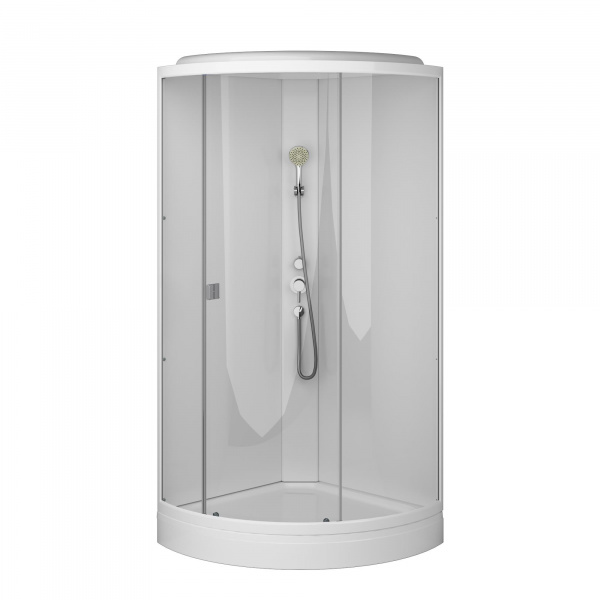Душевая кабина AM.PM X-Joy W88C-301-090WT профиль белый стекло прозрачное Душевая кабина AM.PM X-Joy W88C-301-090WT профиль белый стекло прозрачное