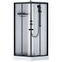 Душевая кабина 90x90 AM.PM X-Joy W94C-403-090BT стекло прозрачное профиль черный матовый Душевая кабина 90x90 AM.PM X-Joy W94C-403-090BT стекло прозрачное профиль черный матовый