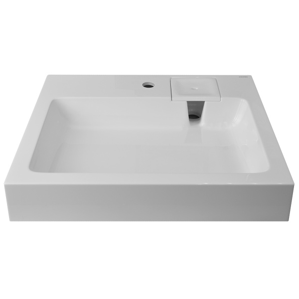 Раковина прямоугольная литьевой мрамор 60x50 Azario Etna CS00086607
