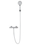 Смеситель для душа с термостатом и гарнитуром Wonzon & Woghand Inn 5 WW-B2005-A-CR хром глянцевый
