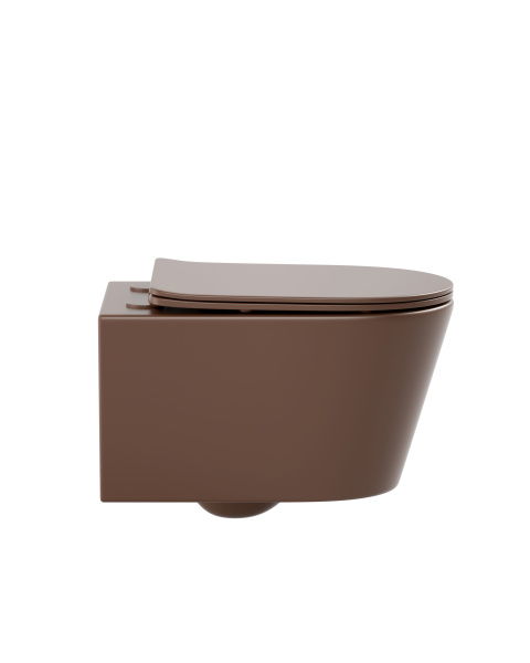 Унитаз подвесной Sapbox Lumara SB1124C1-MDB безободковый с микролифтом