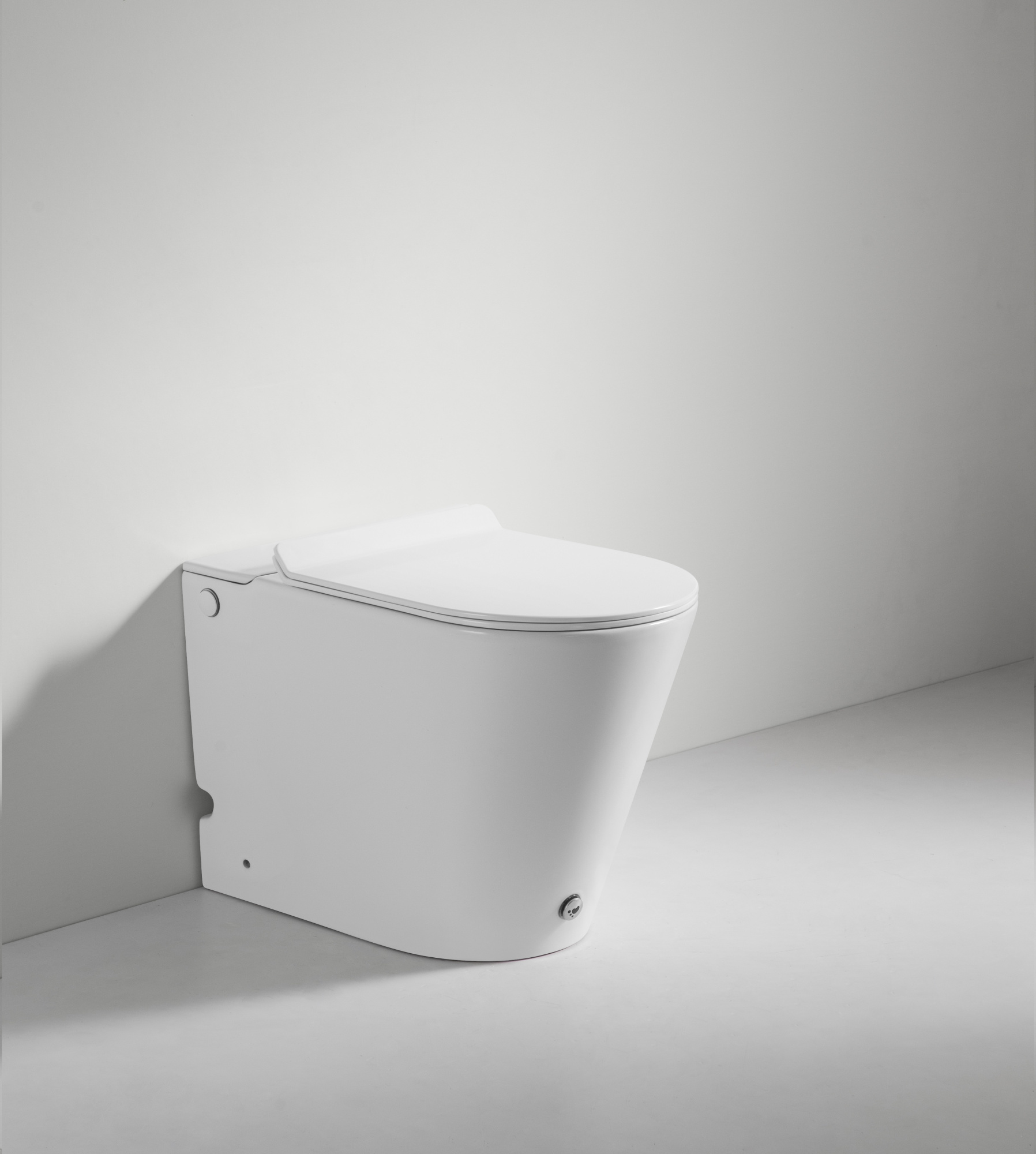 Унитаз приставной Ceruttispa Argentera CT7267 с импульсным смывом с микролифтом