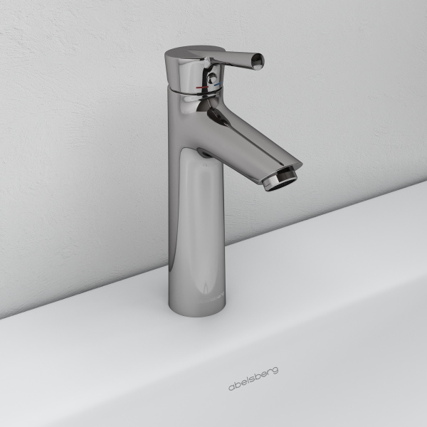 Смеситель для раковины Abelsberg Solida AMF20090CH хром глянцевый