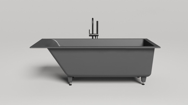 Ванна из литьевого камня Salini Cascata 170х75 104313G белая глянцевая