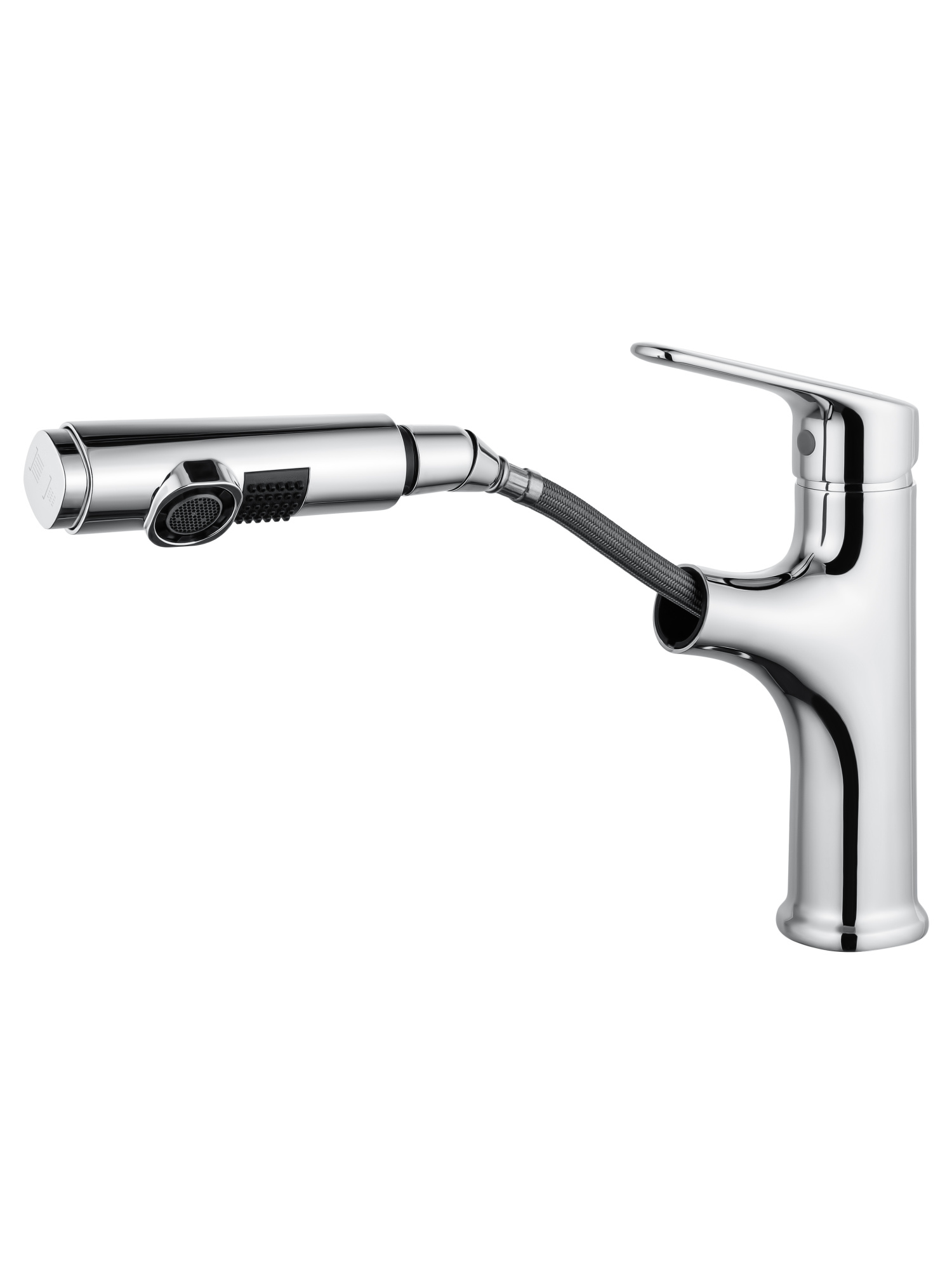 Смеситель для раковины с гигиеническим душем Wonzon & Woghand WW-AE4151-CR хром глянцевый