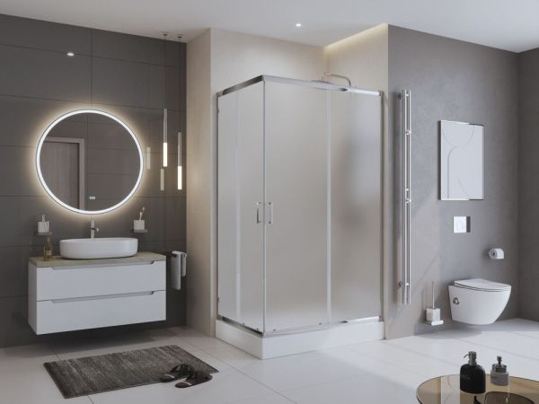 Душевой уголок 90x120 см BelBagno UNO-195 Uno-195-ah-2-120/90-p-cr хром Душевой уголок 90x120 см BelBagno UNO-195 Uno-195-ah-2-120/90-p-cr хром