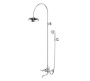 Душевая стойка со смесителем для ванны Bravat Art F65193CP-A2-RUS Душевая стойка со смесителем для ванны Bravat Art F65193CP-A2-RUS