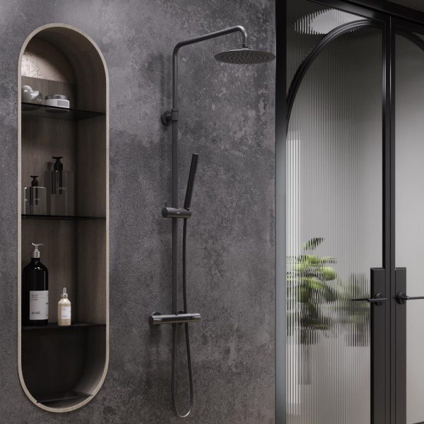 Душевая система c термостатом Damixa  Scandinavian Pure 936800300 Душевая система c термостатом Damixa  Scandinavian Pure 936800300