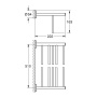 Полка для полотенец 56,4 см Grohe Bau cosmopolitan 40462001 хром Полка для полотенец 56,4 см Grohe Bau cosmopolitan 40462001 хром