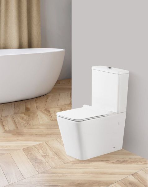 Чаша унитаза безободковая  BelBagno ARDENTE-R BB02093CPR Чаша унитаза безободковая  BelBagno ARDENTE-R BB02093CPR