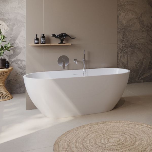 Акриловая ванна 160x73 см BelBagno UNO BB701-1600-730-K белый Акриловая ванна 160x73 см BelBagno UNO BB701-1600-730-K белый