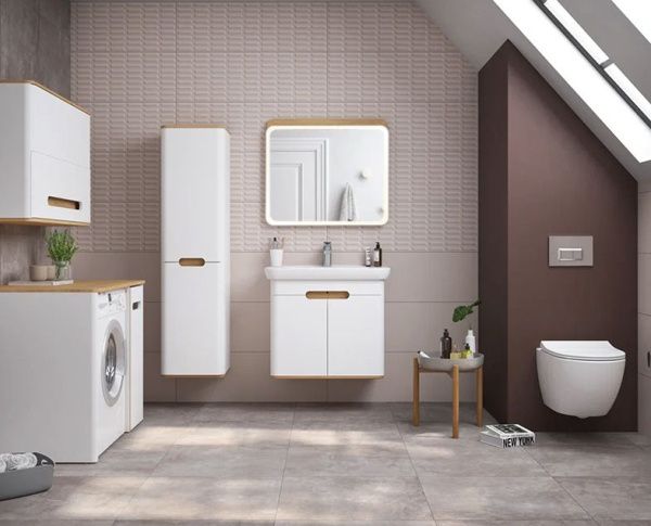 Пенал правосторонний 35х40х158 см VitrA Sento 60842 матовый белый Пенал правосторонний 35х40х158 см VitrA Sento 60842 матовый белый