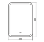 Зеркало Silver Mirrors Мальта RGB 550х800 сенсорный выключатель, мульти-цвет LED-00002511 Зеркало Silver Mirrors Мальта RGB 550х800 сенсорный выключатель, мульти-цвет LED-00002511