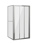 Душевой уголок дверь раздвижная 90x90 GROSSMAN GR-9090Al1 профиль хром стекло прозрачное 4 мм Душевой уголок дверь раздвижная 90x90 GROSSMAN GR-9090Al1 профиль хром стекло прозрачное 4 мм