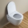 Унитаз подвесной безободковый с сиденьем  BelBagno LOTO BB070CHR/SC Унитаз подвесной безободковый с сиденьем  BelBagno LOTO BB070CHR/SC