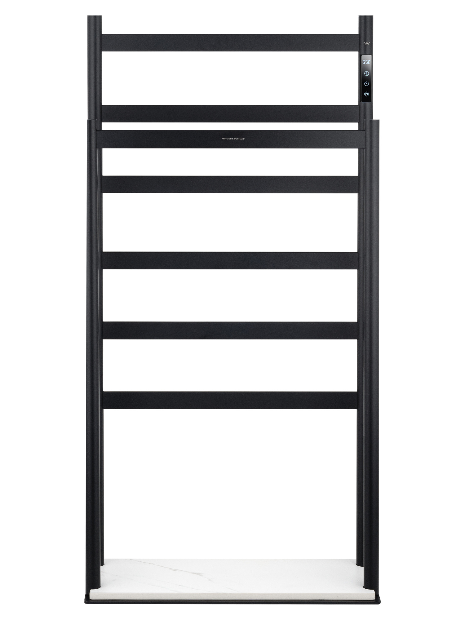 Полотенцесушитель электрический Wonzon & Woghand Essen WW-A407-MB напольный черный матовый