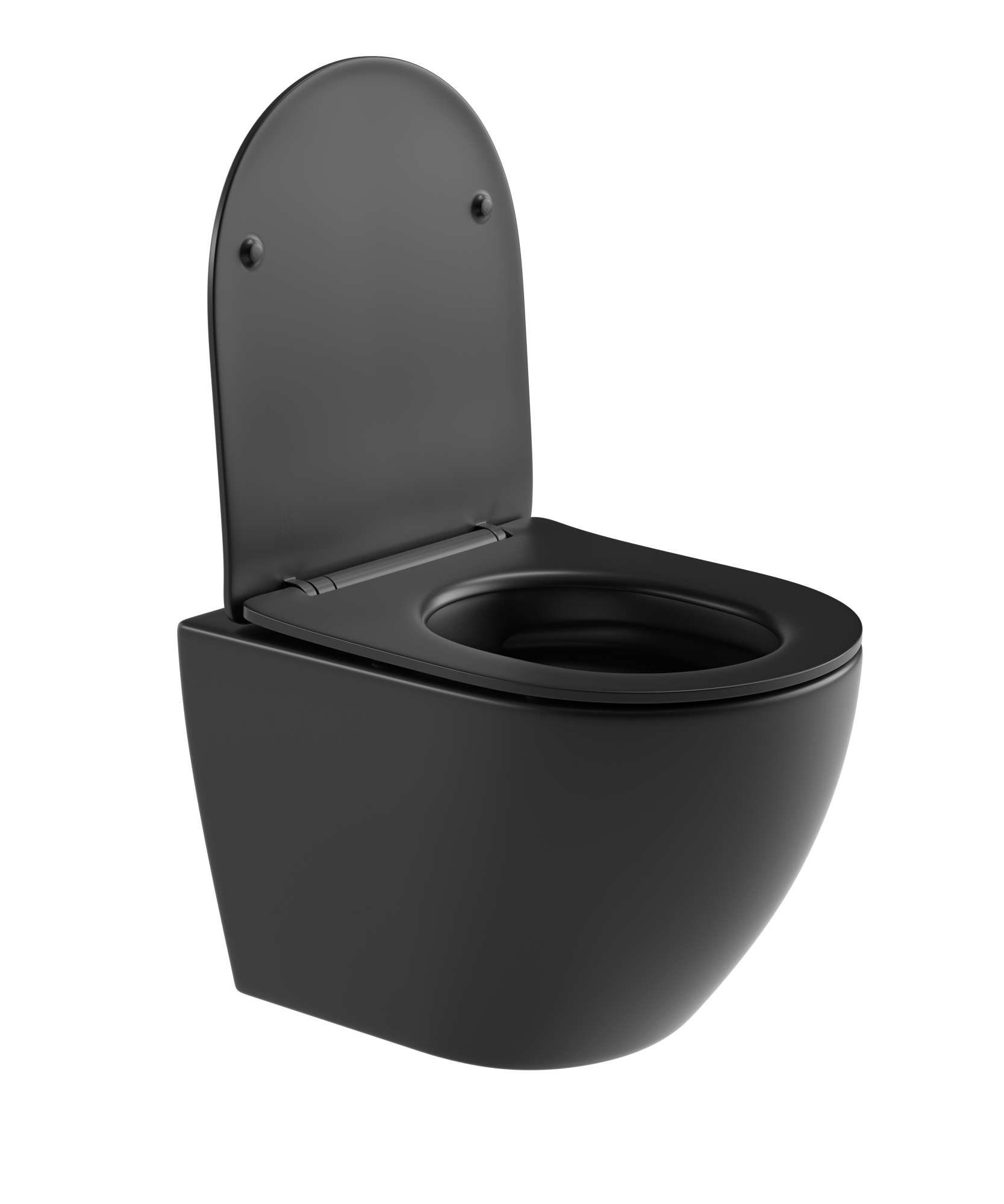 Комплект унитаз подвесной безободковый с инсталляцией и кнопкой смыва SET.SBOX7262B.2252 черный матовый