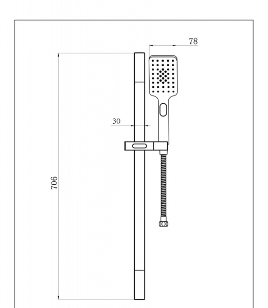 Душевой комплект Bravat D170BW-ENG Душевой комплект Bravat D170BW-ENG