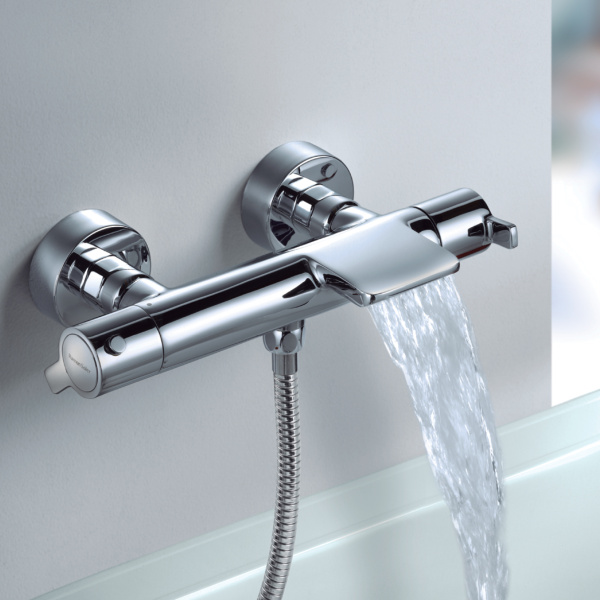 Смеситель для ванны Ramonsoler Blautherm 943901T3 термостатический с душевой лейкой хром