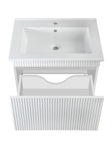 Тумба под раковину Runo Модена 70 см 00-00001453 напольная белая