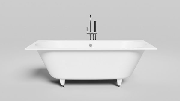 Ванна из искусственного камня Salini Ornella Axis 180х80 103421M белая матовая