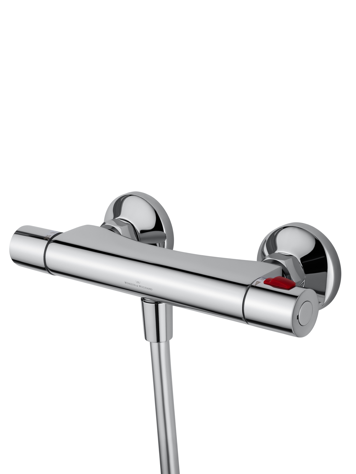 Смеситель для душа с термостатом и гарнитуром Wonzon & Woghand Inn 5 WW-B2005-A-CR хром глянцевый