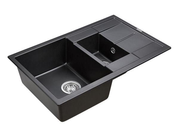 Мойка для кухни кварцевая 77,5x49,5 Paulmark PM237850-BL Мойка для кухни кварцевая 77,5x49,5 Paulmark PM237850-BL