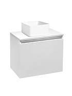 Тумба под раковину Runo Бари 50 см 00-00001472 подвесная белая