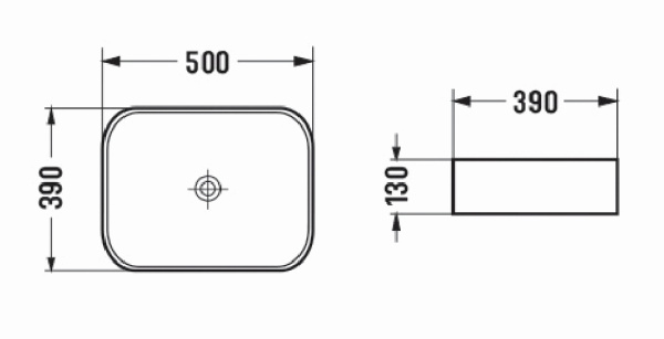 Раковина Azario накладная 500х390х130 цвет черный матовый AZ-78109MB Раковина Azario накладная 500х390х130 цвет черный матовый AZ-78109MB