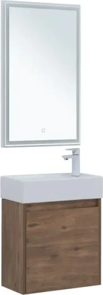 Мебель для ванной Aquanet Nova Lite 50 подвесная дуб рустикальный