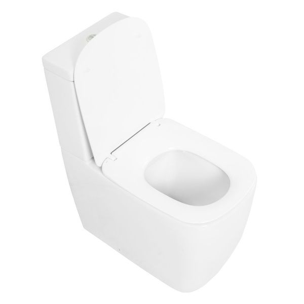 Унитазкомпакт безободковый с бачком и сиденьем  Cezares LUX CZR-159-CPR+CZR-159-SC+CZR-158-T Унитазкомпакт безободковый с бачком и сиденьем  Cezares LUX CZR-159-CPR+CZR-159-SC+CZR-158-T