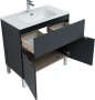 Тумба под раковину Aquanet Алвита New 80 см 00277551 напольная антрацит