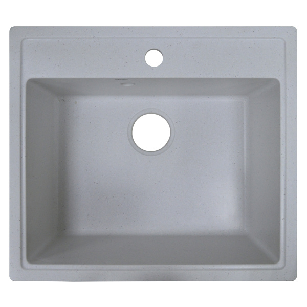 Кухонная мойка прямоугольная искусственный мрамор 57x50 Azario Litos CS00079702 серая Кухонная мойка прямоугольная искусственный мрамор 57x50 Azario Litos CS00079702 серая