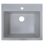 Кухонная мойка прямоугольная искусственный мрамор 57x50 Azario Litos CS00079702 серая