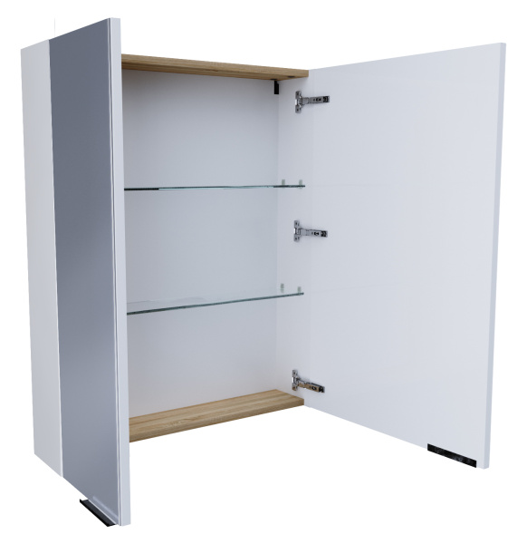 Зеркальный шкаф 1Marka Gaula 60 2д.White У92511 Зеркальный шкаф 1Marka Gaula 60 2д.White У92511