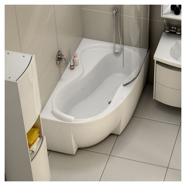 Акриловая асимметричная ванна Ravak Rosa 160x95 C581000000 Акриловая асимметричная ванна Ravak Rosa 160x95 C581000000