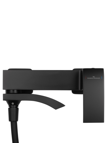 Смеситель для ванны с душем и гарнитуром Wonzon & Woghand Fit WW-88639009-MB черный матовый