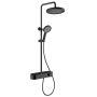 Душевая система со смесителем AQUAme AQM8009B черная Душевая система со смесителем AQUAme AQM8009B черная
