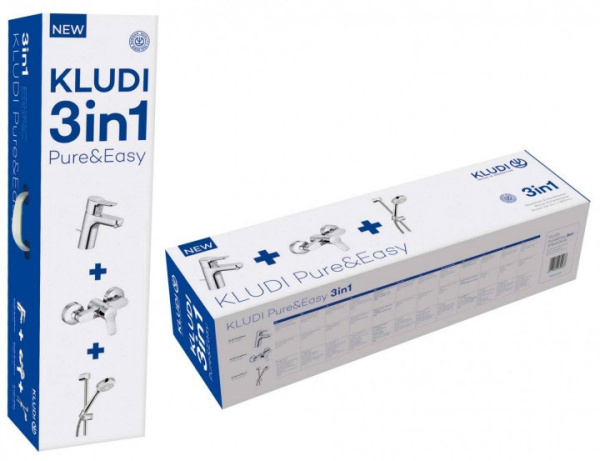 Комплект для душа  Kludi PURE&EASY 378450565 хром