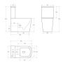 Чаша унитаза безободковая  BelBagno ALBANO BB120CPR Чаша унитаза безободковая  BelBagno ALBANO BB120CPR