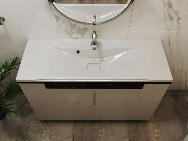 Раковина на тумбу Madera Milen 120x44.4 белая 004851