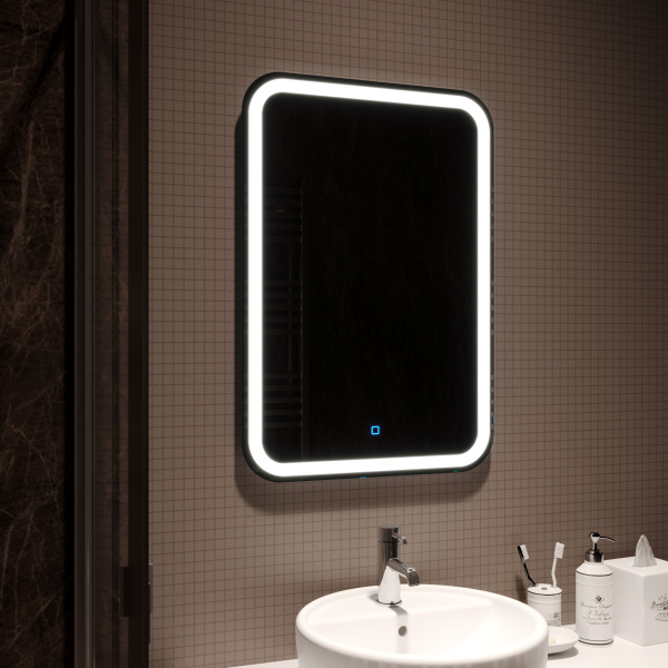 Зеркало с LED подсветкой 55х80 Silver Mirrors Мальта ФР-00000941 Зеркало с LED подсветкой 55х80 Silver Mirrors Мальта ФР-00000941