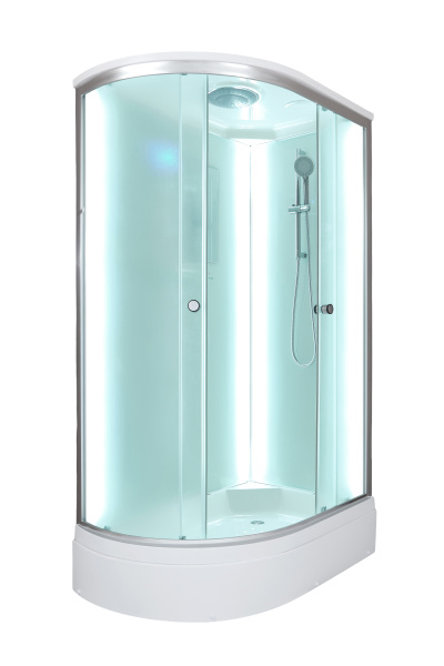 Душевая кабина DTO D272SRLED профиль хром