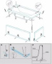 Акриловая ванна 120x70 см Cezares  ECO-130-70-40 белый Акриловая ванна 120x70 см Cezares  ECO-130-70-40 белый